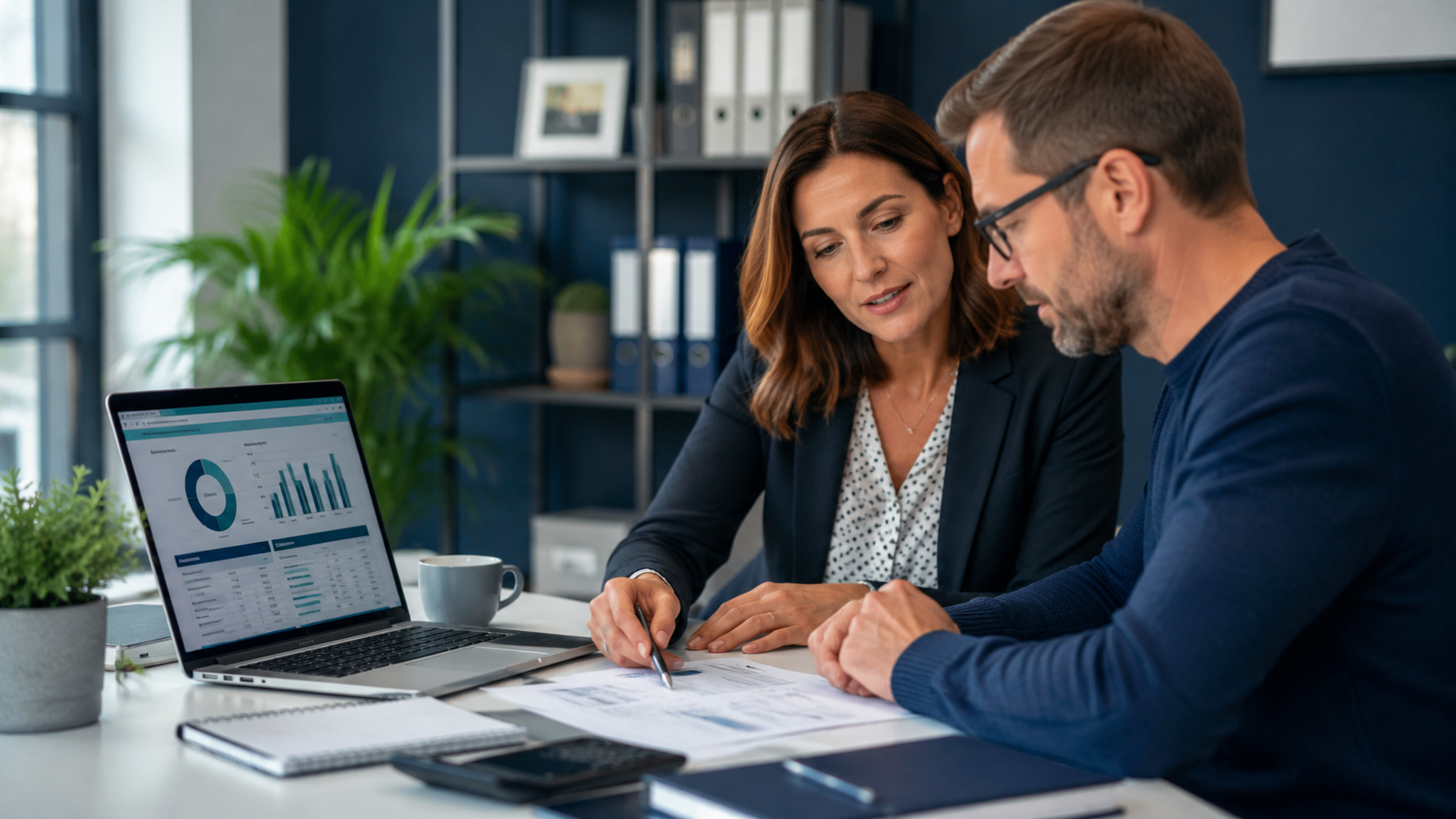 Accountant helping a UK sole trader prepare for Making Tax Digital